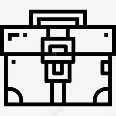 公文包大学32直线型图标图标