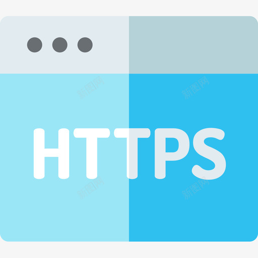 Https保护和安全扁平图标svg_新图网 https://ixintu.com Https 保护 安全 扁平