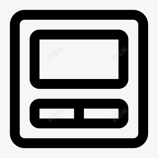 触控板计算机硬件图标svg_新图网 https://ixintu.com 屏幕 硬件 硬件概述 触控板 触摸 计算机