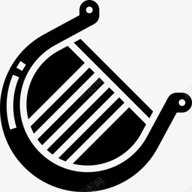 天琴座乐器9字形图标图标