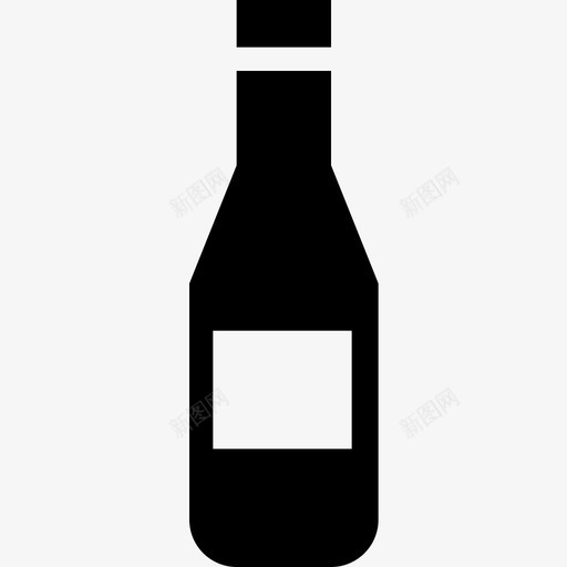 塑料瓶回收3填充图标svg_新图网 https://ixintu.com 回收3 塑料瓶 填充