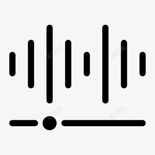 声波调音音量图标svg_新图网 https://ixintu.com 其他 声波 调音 音量