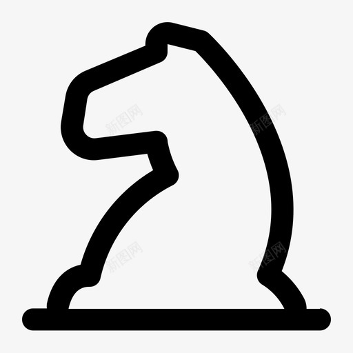 战略商业国际象棋图标svg_新图网 https://ixintu.com 公司 商业 国际象棋 战略 概要 骑士