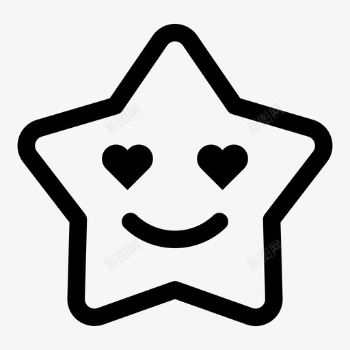 表情情感脸图标svg_新图网 https://ixintu.com 微笑 情感 明星 明星表情 脸 表情