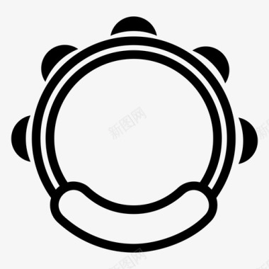 手鼓乐器音乐图标图标