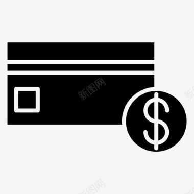 卡支付账单成本图标图标