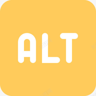 Alt编程52平坦图标图标