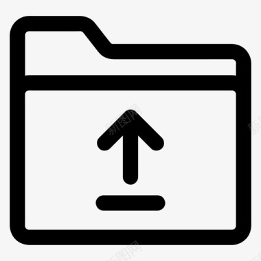 文件夹上传文件存储图标图标