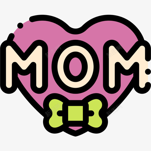 母亲节母亲节20线性颜色图标svg_新图网 https://ixintu.com 母亲节 线性 颜色