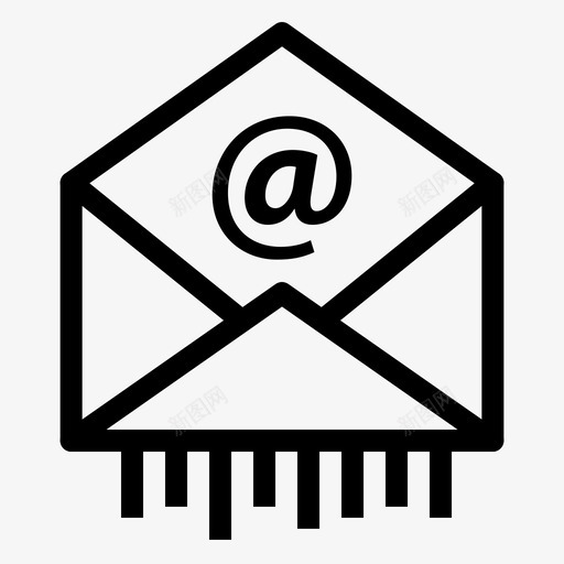 项目管理邮件商务信函图标svg_新图网 https://ixintu.com 商务信函 邮件 项目管理