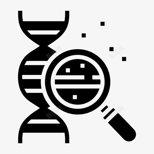 医学生物学dna图标svg_新图网 https://ixintu.com dna 医学 基因 生物学 遗传学