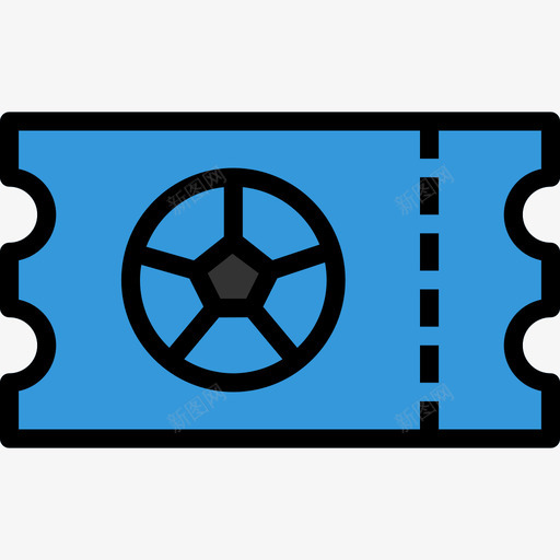 门票足球24线颜色图标svg_新图网 https://ixintu.com 线颜色 足球24 门票
