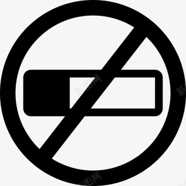 禁止吸烟12号停车场加油图标图标