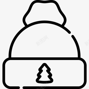 帽子圣诞121直系图标图标