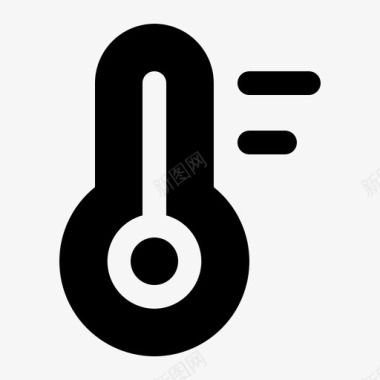 温度计摄氏度夏季图标图标