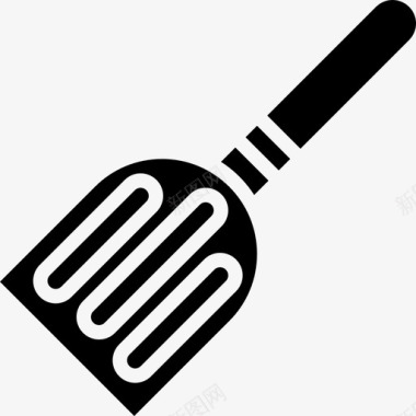 抹刀厨房工具24字形图标图标