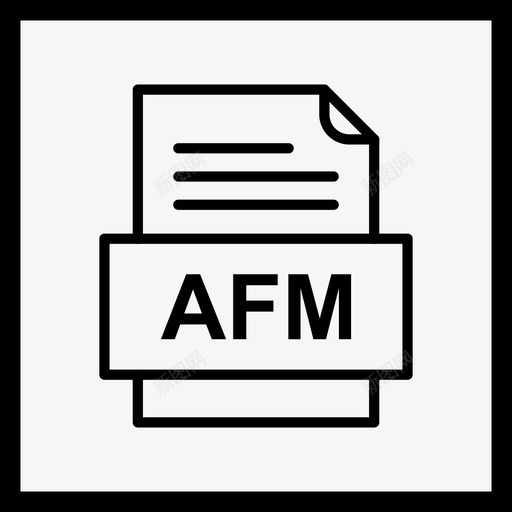 afm文件文件图标文件类型格式svg_新图网 https://ixintu.com 41种文件格式 afm文件文件图标 文件类型 格式