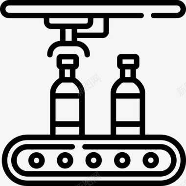 机械臂工厂32线性图标图标