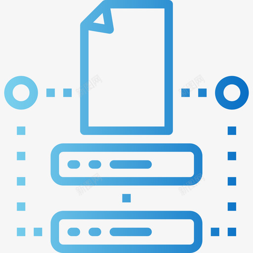 数据库网络托管41梯度图标svg_新图网 https://ixintu.com 数据库 梯度 网络托管41
