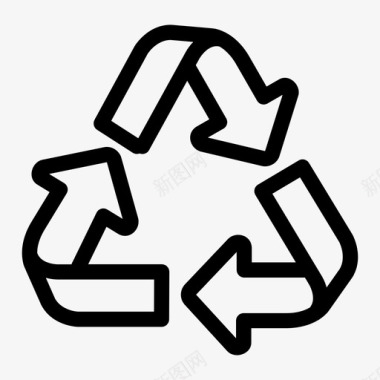 回收生态环境图标图标