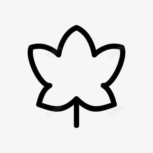 枫树秋天加拿大图标svg_新图网 https://ixintu.com 加拿大 枫树 秋天