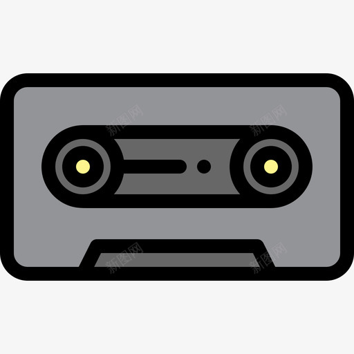 盒式磁带音频和视频10线性彩色图标svg_新图网 https://ixintu.com 盒式磁带 线性彩色 音频和视频10