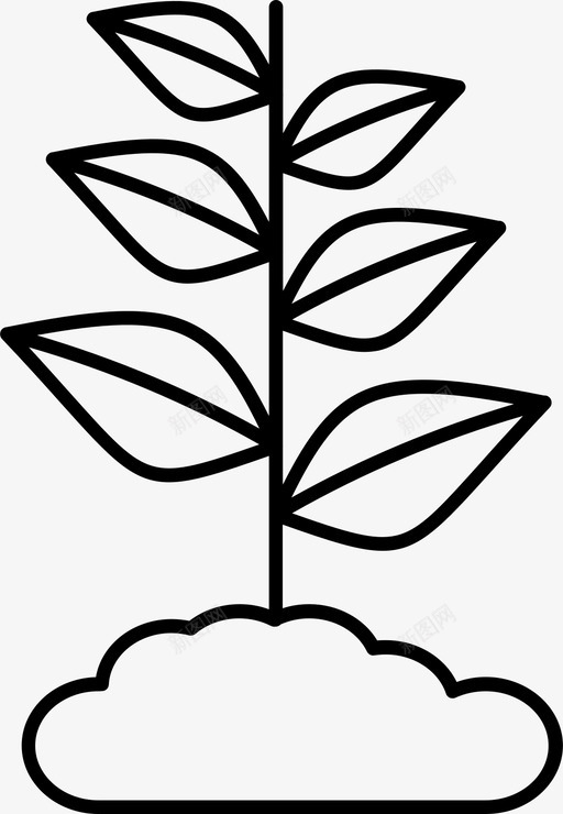 花装饰花园图标svg_新图网 https://ixintu.com 垃圾 植物 自然 花 花园 装饰