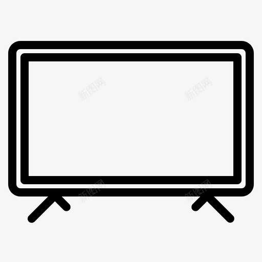 智能电视屏幕声音图标svg_新图网 https://ixintu.com 声音 复古 屏幕 手表 智能电视 电视
