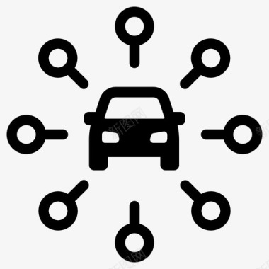 汽车服务配置选项图标图标