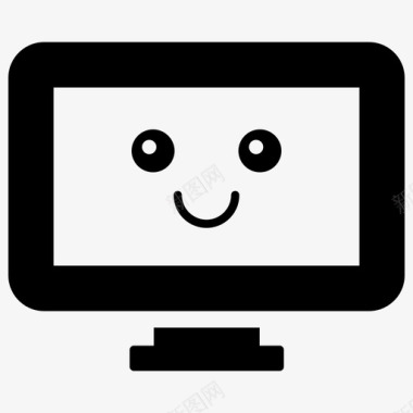 电脑萤幕表情标签情绪图标图标