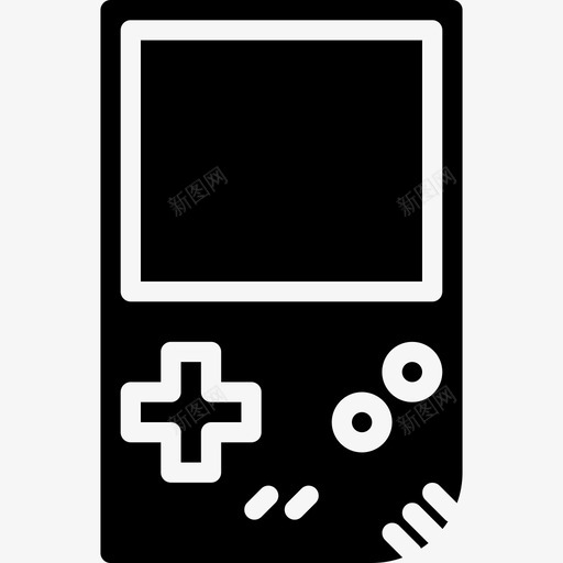 Gameboy游戏控制器4实心图标svg_新图网 https://ixintu.com Gameboy 实心 控制器 游戏