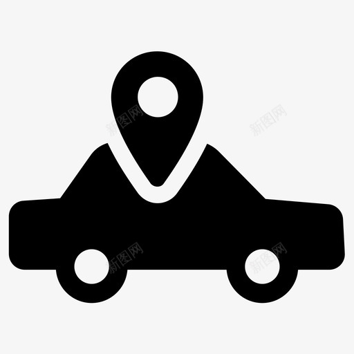 gps汽车汽车定位图标svg_新图网 https://ixintu.com gps 地理定位 汽车 汽车定位 车辆