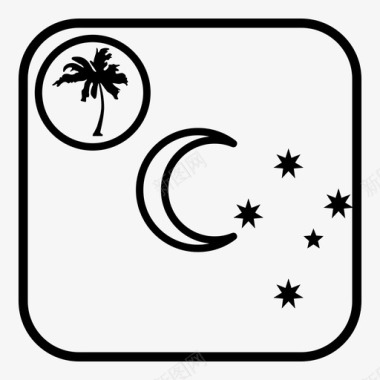 科科斯基林群岛国旗可可基林群岛国旗cck图标图标