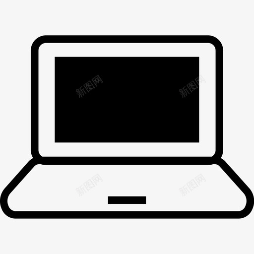 笔记本电脑苹果电脑图标svg_新图网 https://ixintu.com 便携式 电脑 笔记本电脑 苹果 设备