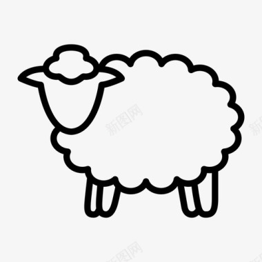 绵羊动物农场图标图标