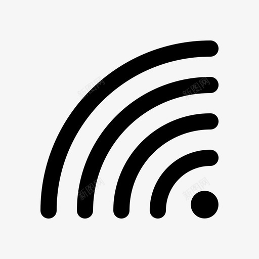 互联网信号应用移动图标svg_新图网 https://ixintu.com 互联网信号 基本移动界面 应用 服务 用户界面 移动