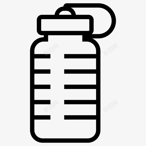 可再充装瓶一次性瓶饮用水图标svg_新图网 https://ixintu.com 一次性 充装瓶 可再 图标 容器 废物 水瓶 线图 饮用水