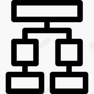 块链块链11线性图标图标
