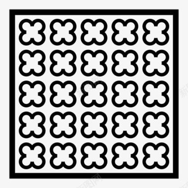 图案画笔几何图案图标图标