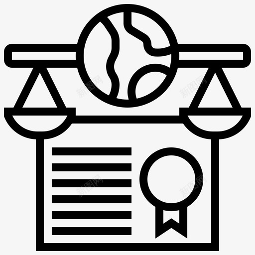 判决法律律师图标svg_新图网 https://ixintu.com 判决 律师 法律 法律和公正