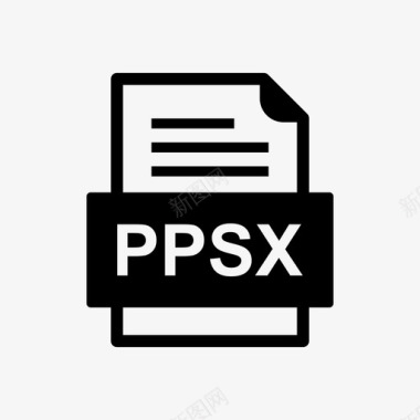 ppsx文件文档图标文件类型格式图标