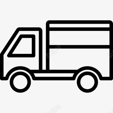 送货车装运运输图标图标