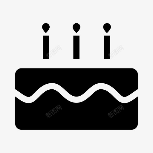 生日蛋糕派对图标svg_新图网 https://ixintu.com 派对 生日蛋糕
