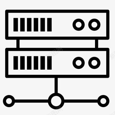 数据数据中心数据库服务器图标图标