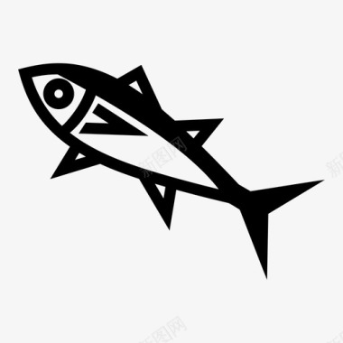 金枪鱼鱼食物图标图标
