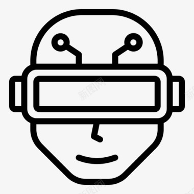 虚拟现实小工具增强现实技术图标图标