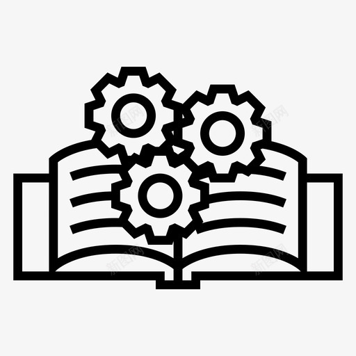 人工书籍智能图标svg_新图网 https://ixintu.com 书籍 人工 学习 智能 机器 网络