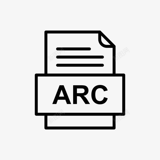 arc文件文件图标文件类型格式svg_新图网 https://ixintu.com 41种 arc 图标 文件 格式 类型