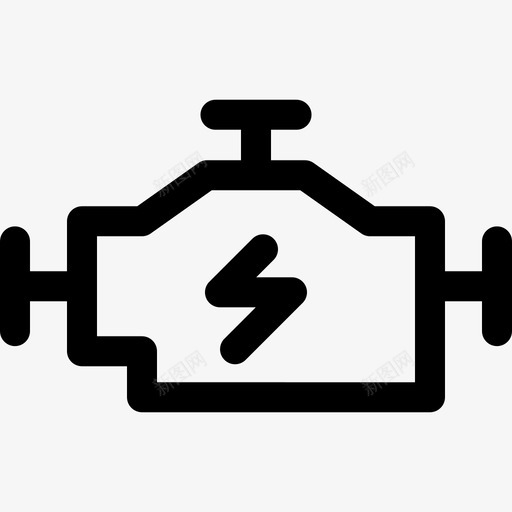 发动机汽车修理16线性图标svg_新图网 https://ixintu.com 发动机 汽车修理 线性