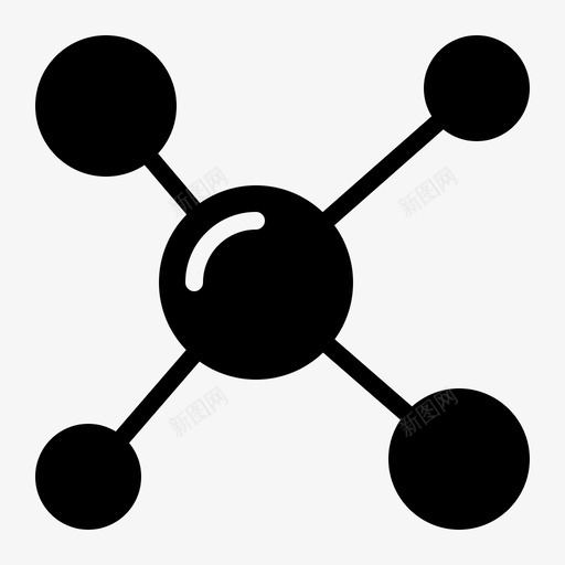 分子细胞化学图标svg_新图网 https://ixintu.com 分子 化学 字形 细胞 结构